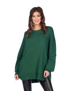 Astrid Ribbed Sweater-One Size