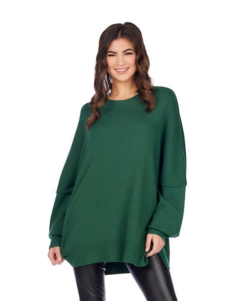 Astrid Ribbed Sweater-One Size