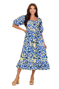 Gentry Printed Midi Dress