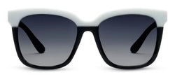Frenchy Polarized Sun Black/White