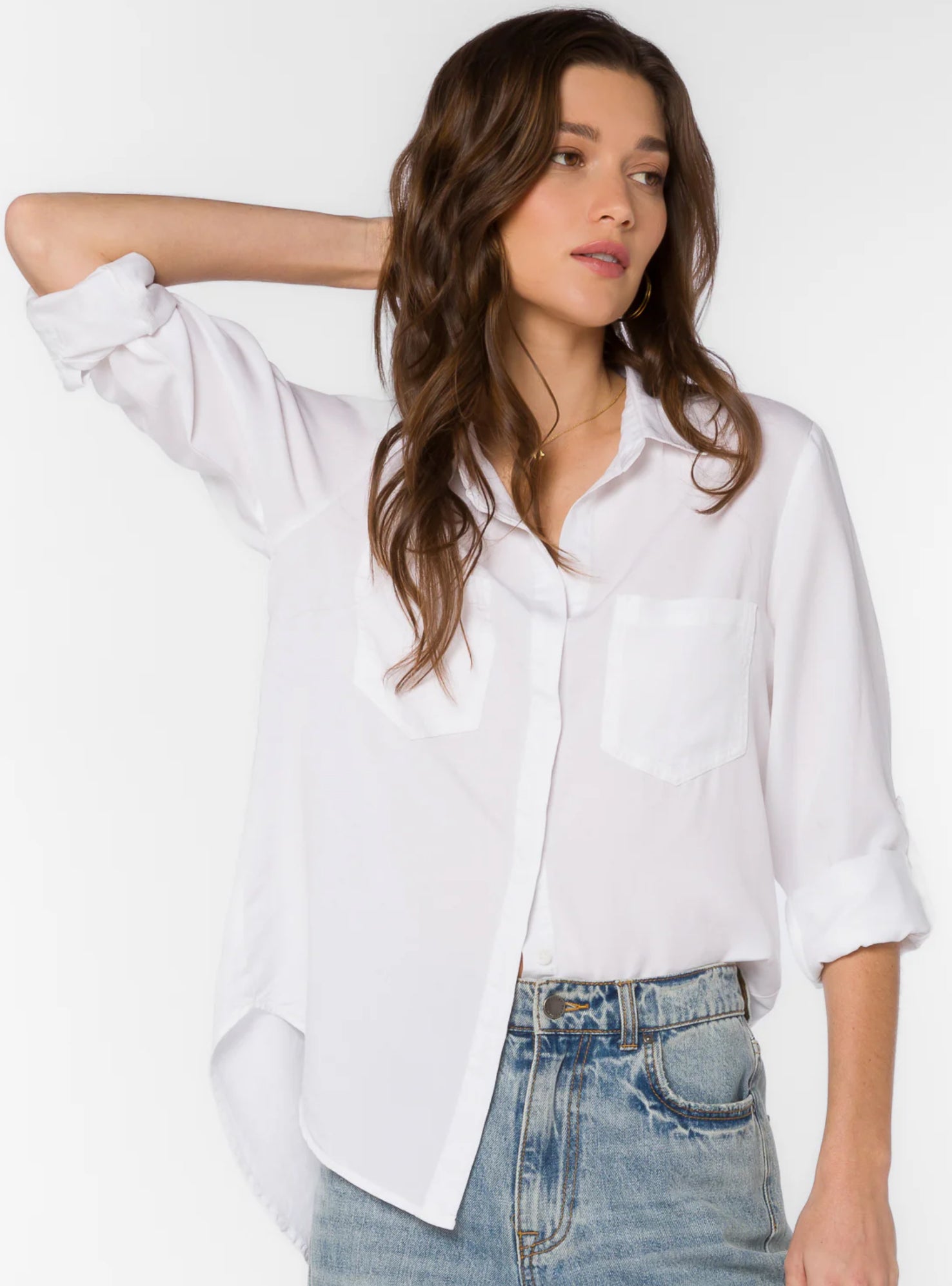 RILEY OPTIC WHITE SHIRT