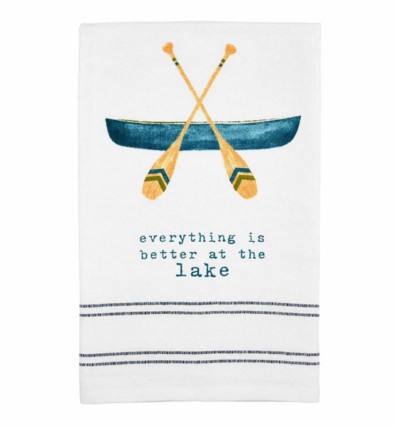 Lake Watercolor Towels