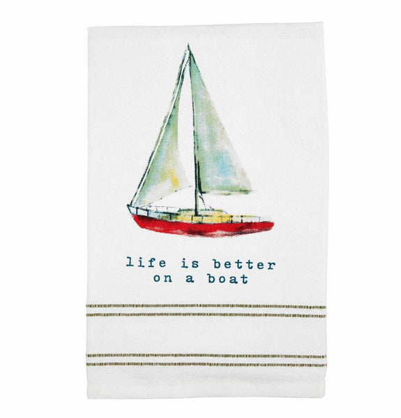 Lake Watercolor Towels