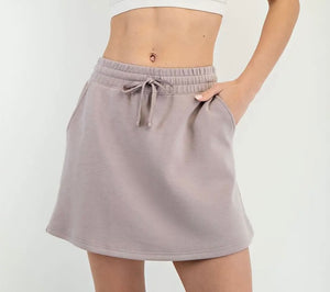 Modal Poly Span Skort