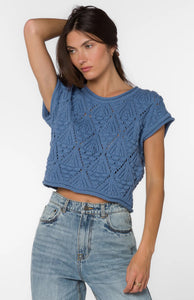 DARLITA DUSK BLUE SWEATER