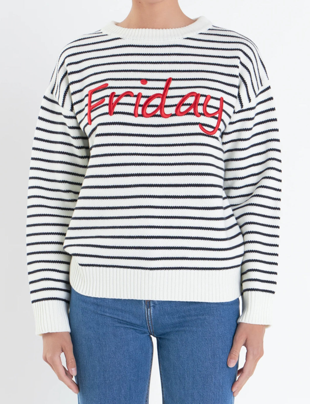 Friday Lettering Sweater