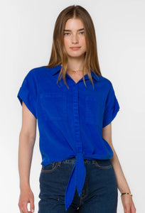 ZURIA MARINE BLUE SHIRT