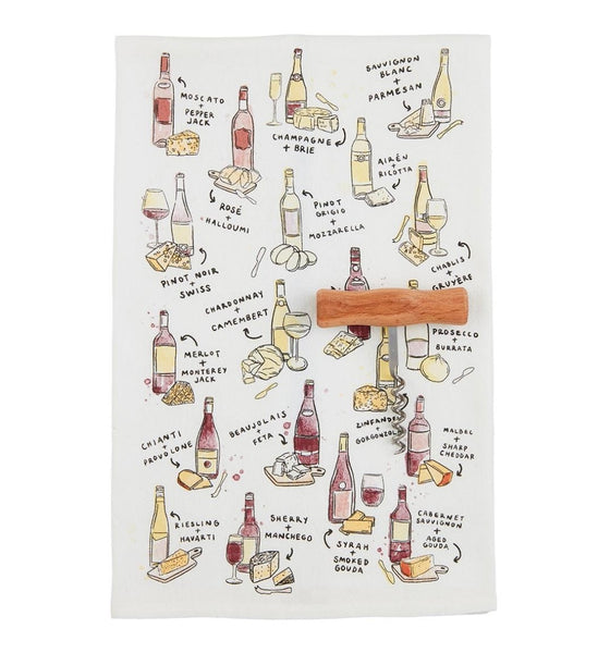 Wine & Cheese Towel Sets
