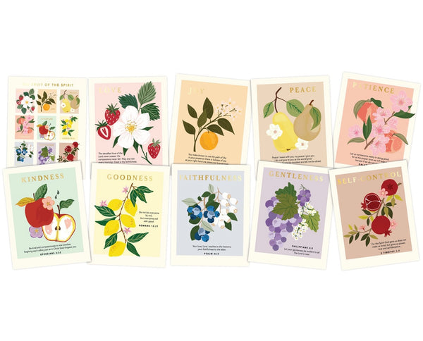 The Fruit Of The Spirit Verse Card Set