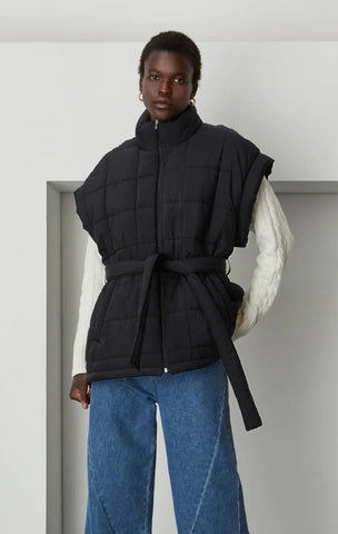 Lauren Brushed Quilted Puffer Vest