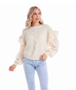 Willow Ruffle Sweater