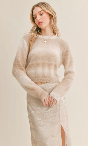 Reach For The Stars Ombré Sweater