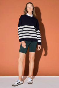Stripe Round Neck Sweater