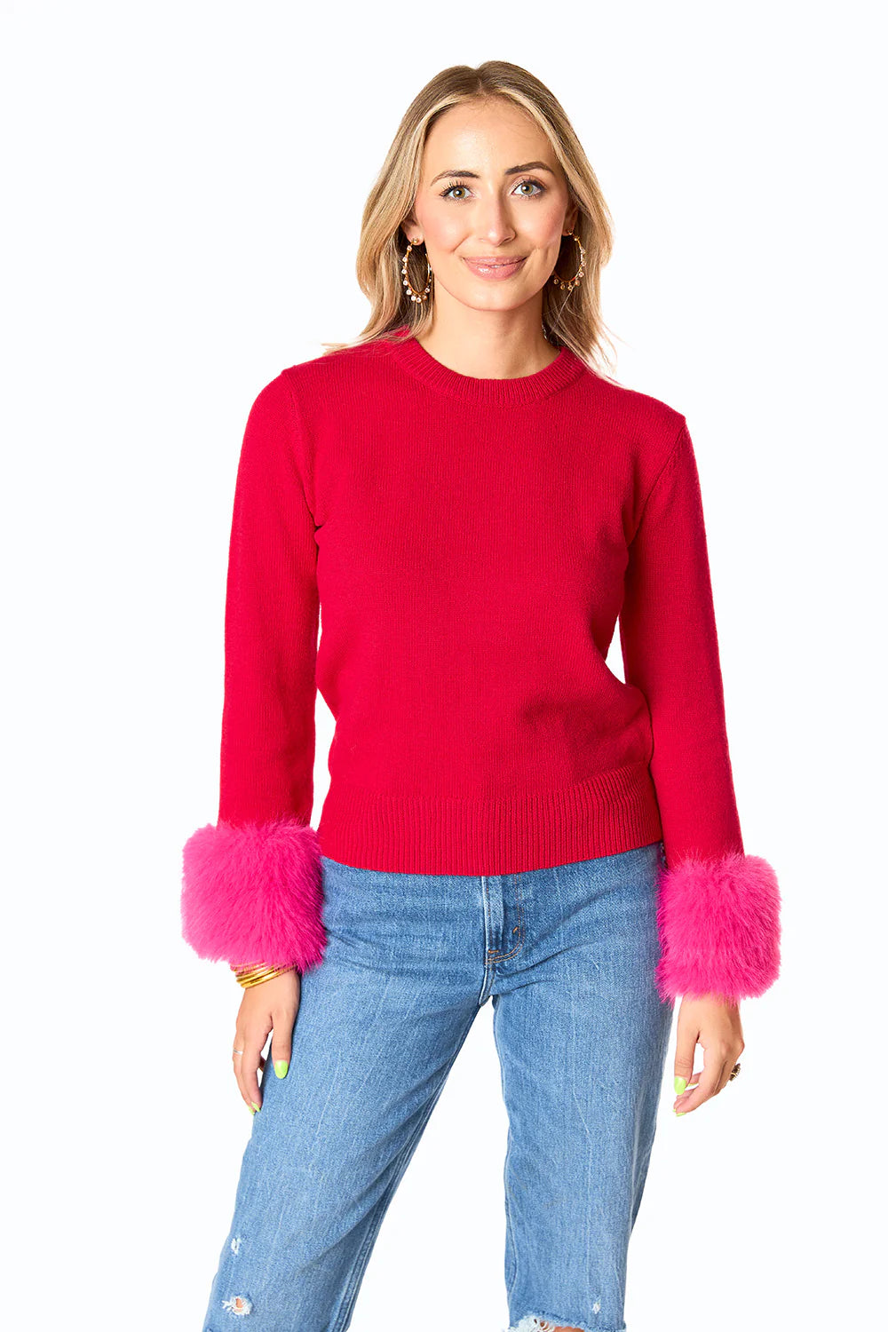 PARK CITIES SWEATER - RED