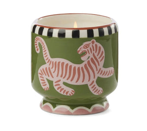 Adopo Hand Painted Ceramic Candle-8oz