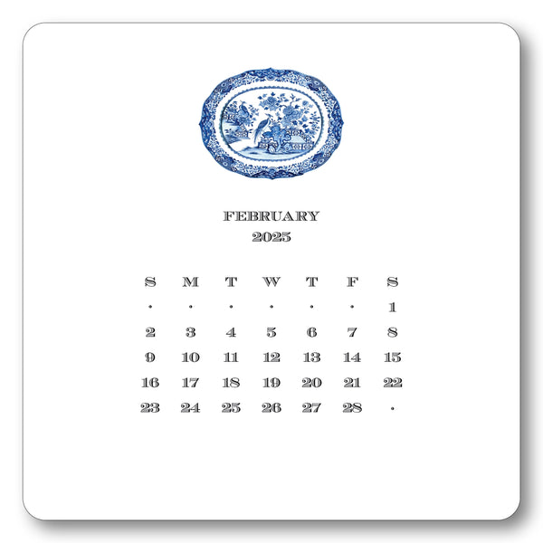 2025 Chinoiserie Calendar w/Easel