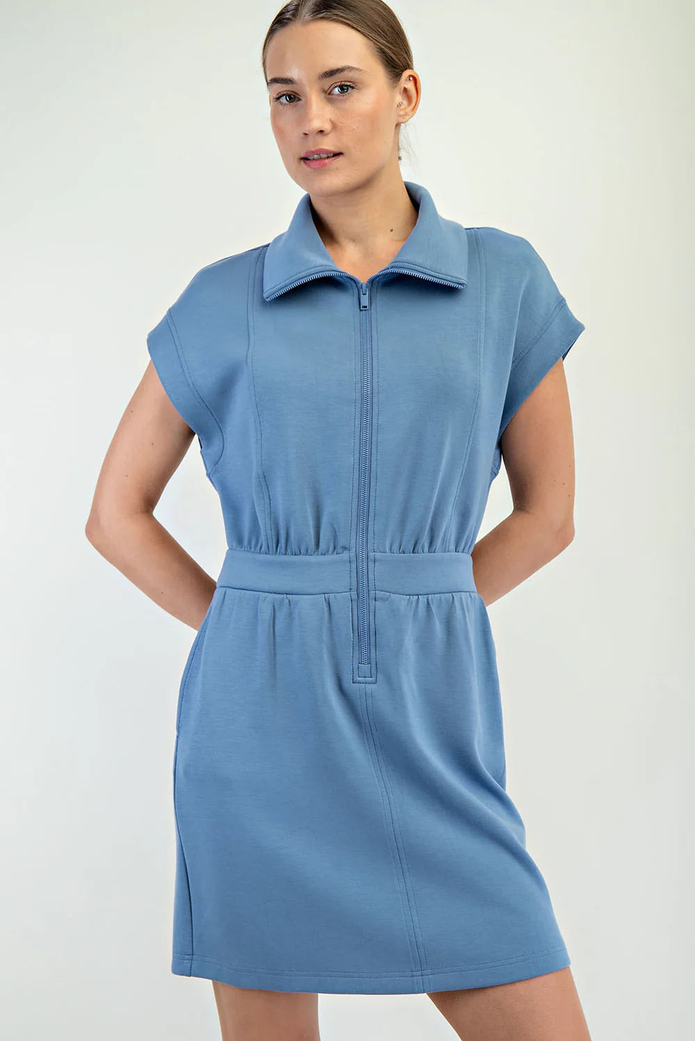Paradise Blue Mini Dress