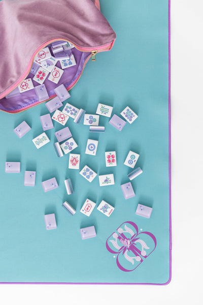 Classic Mahjong Tile Set-Purple