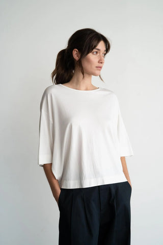 Easy Fit Round Neck Drop Shoulder Top
