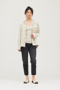 Texture Rayon Linen Jacket