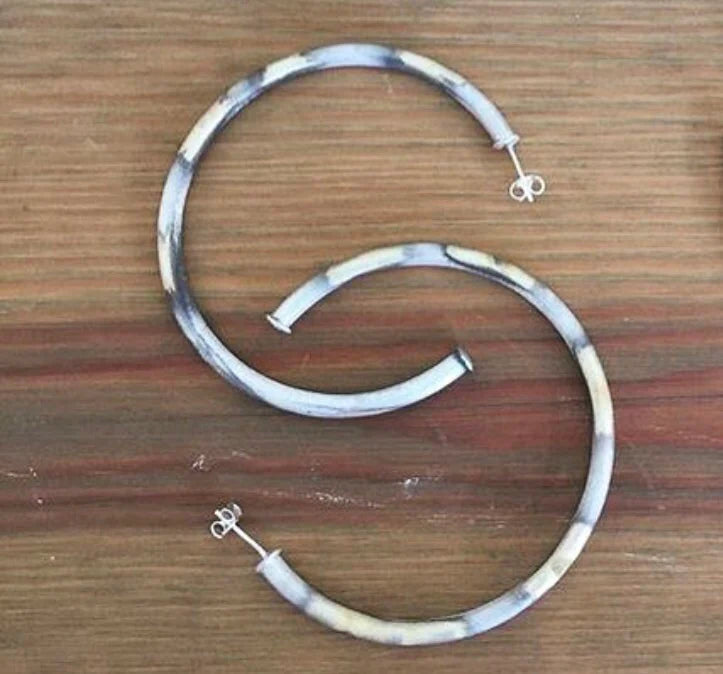 Everybody’s Favorite Hoops-Burnished Silver 2.5”