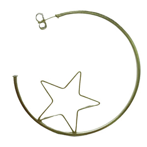 Star Gazing Hoops-Gold