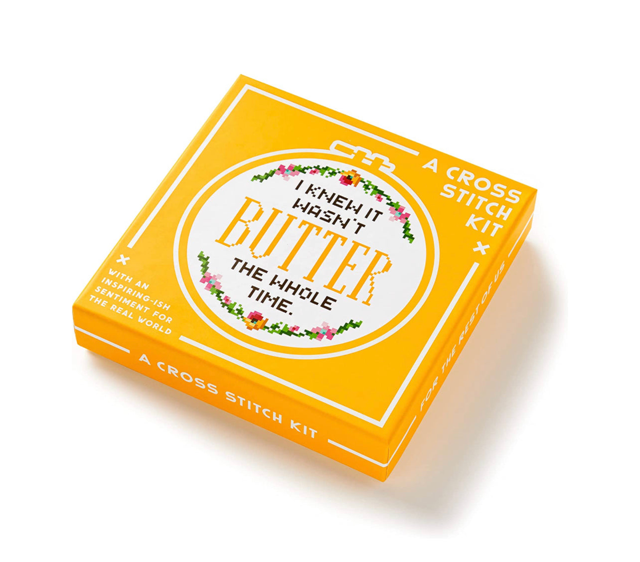 I Knew It Wasn’t Butter-Cross Stitch Kit
