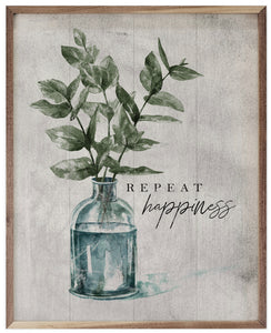 Repeat Happiness Flower Vase