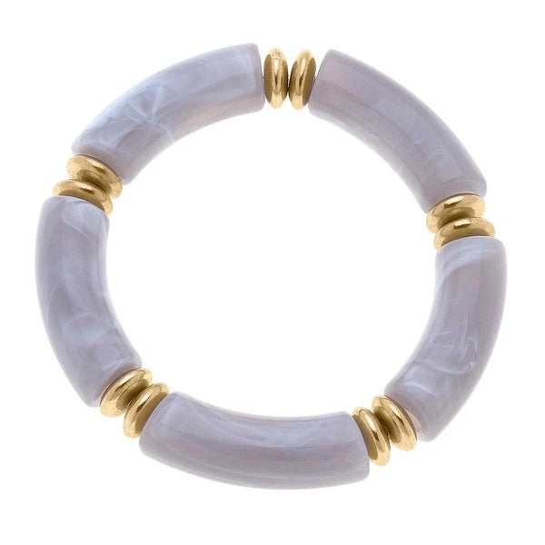 Lelani Resin Disc Stretch Bracelet
