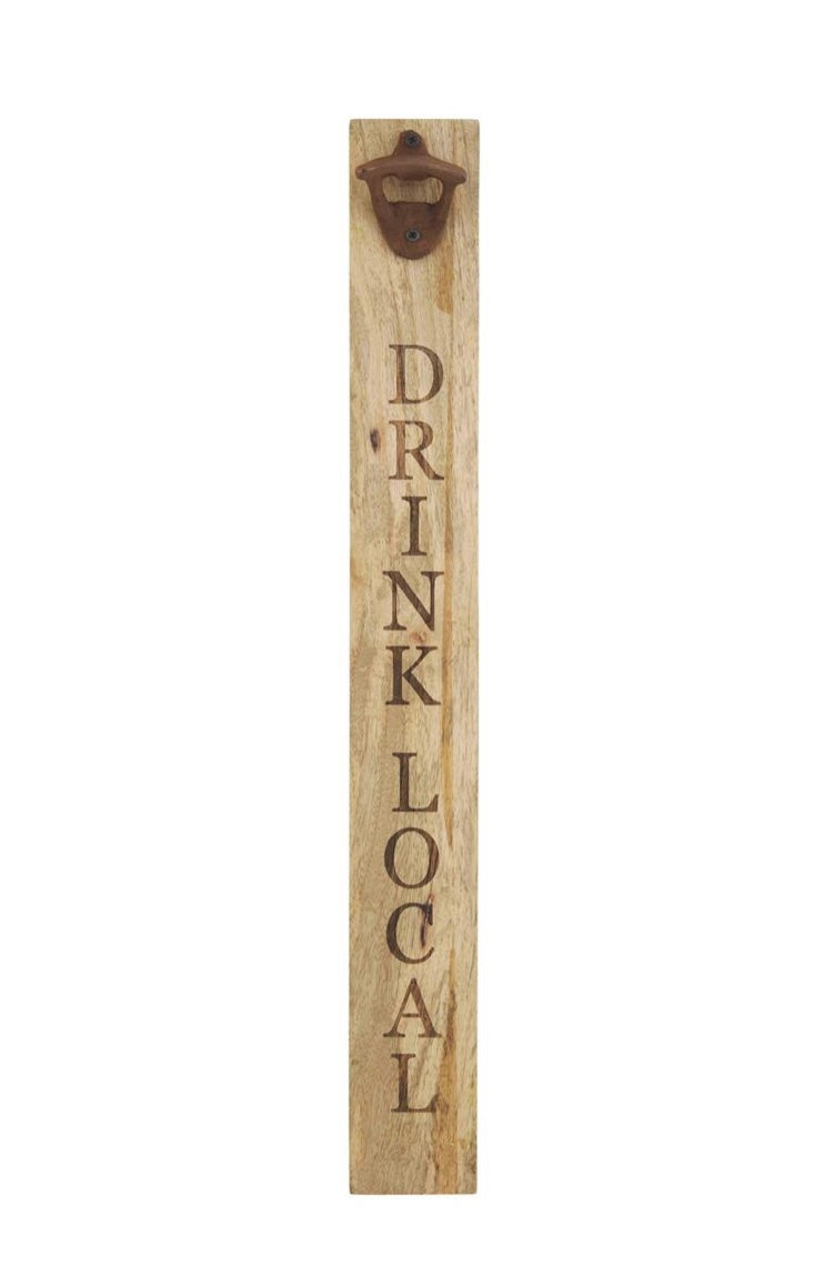 Drink Local Wall Bottle Opener