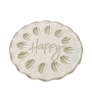 Ruffled Happy Egg Tray
