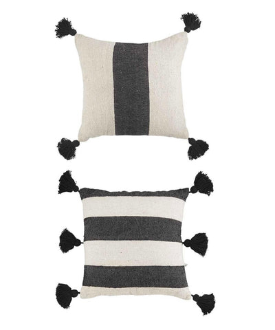 Black Stripe Pillows